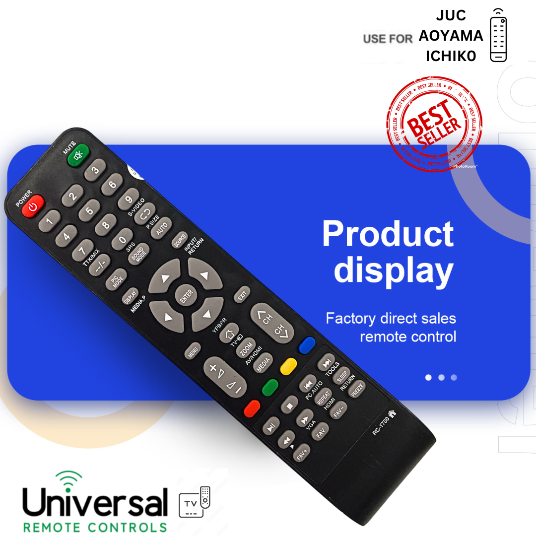 REMOTE TV JUCC ICHIK0 AOYMA UNIVERSAL MULTIFUNGSI LCD LED