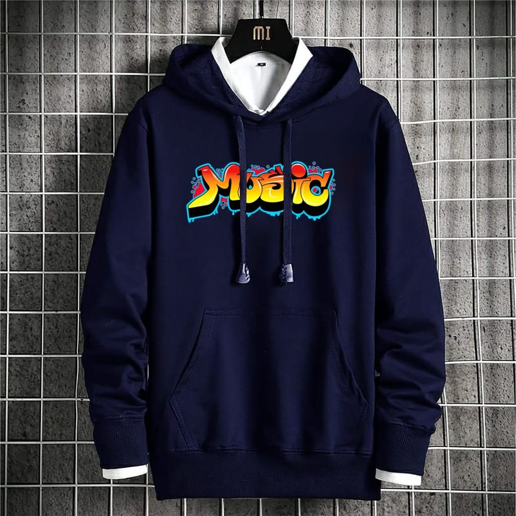 Hoodie Toonz Pria Muzz Bahan Fleece Tebal