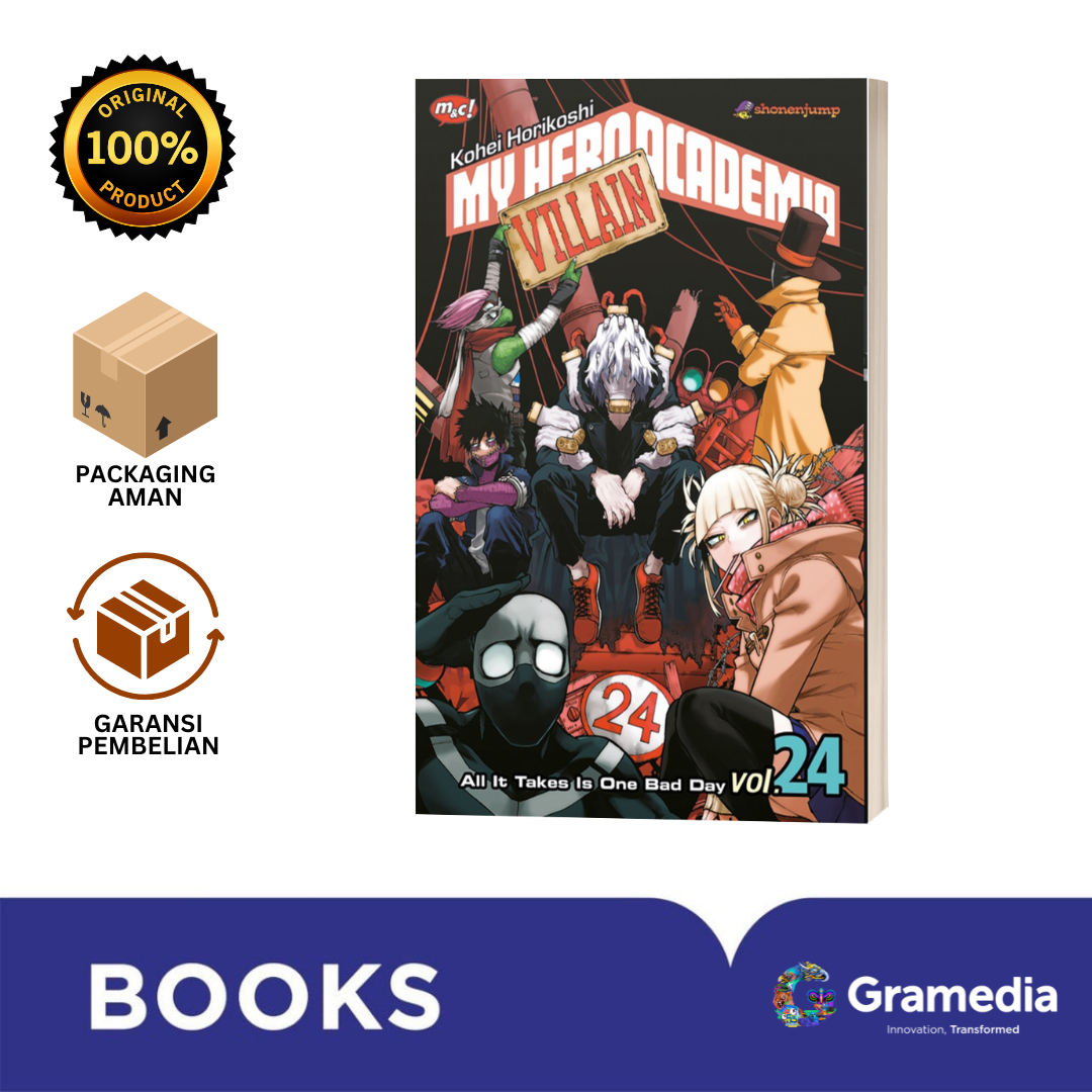 Gramedia Bali - MY HERO ACADEMIA 24