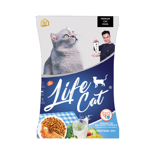 Makanan Kucing Kering LIFE CAT 500 Gram - 800 Gram - 1 KG / Dry Cat Food Murah