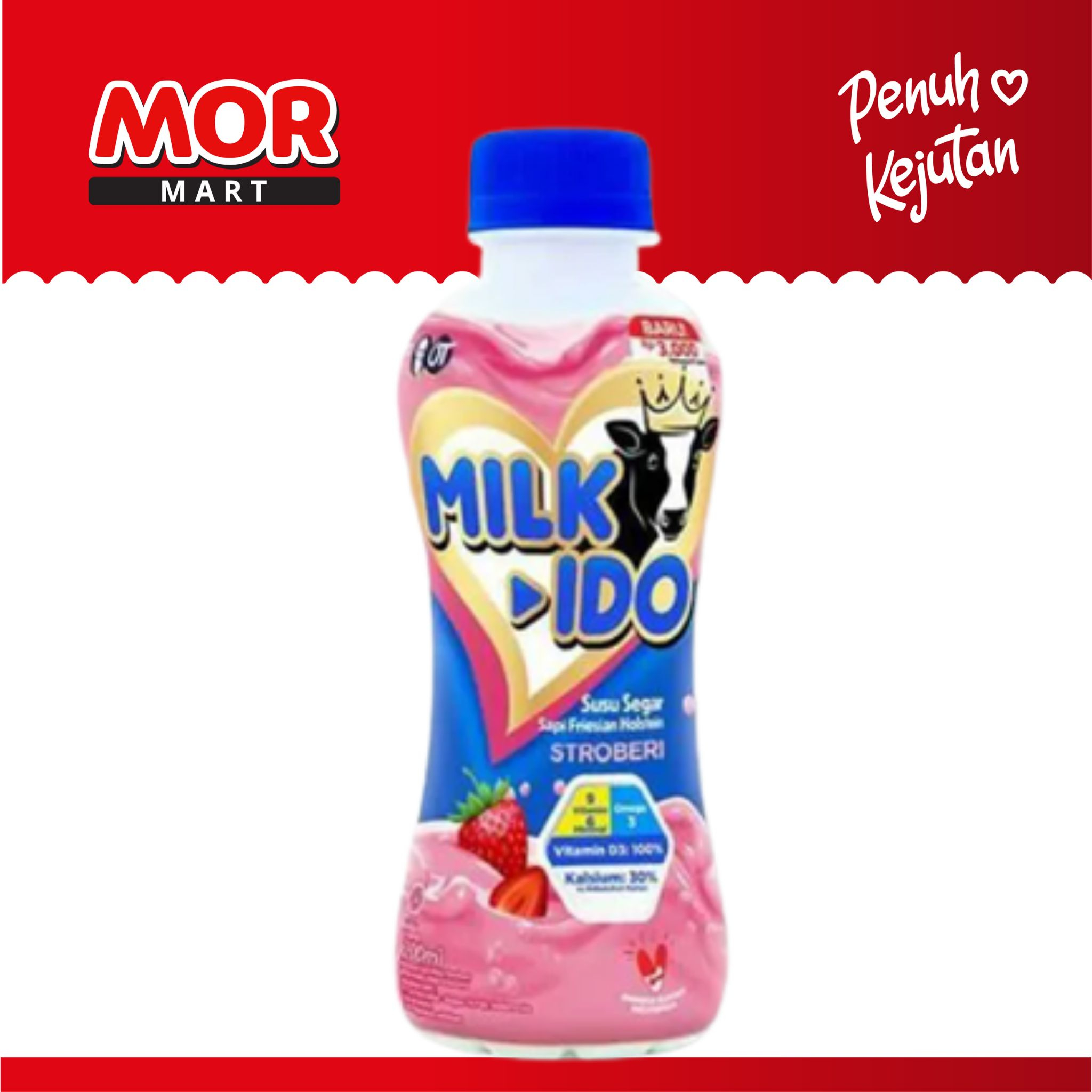 Promo Harga Milk Ido Susu Segar Strawberry 200 ml - Shopee