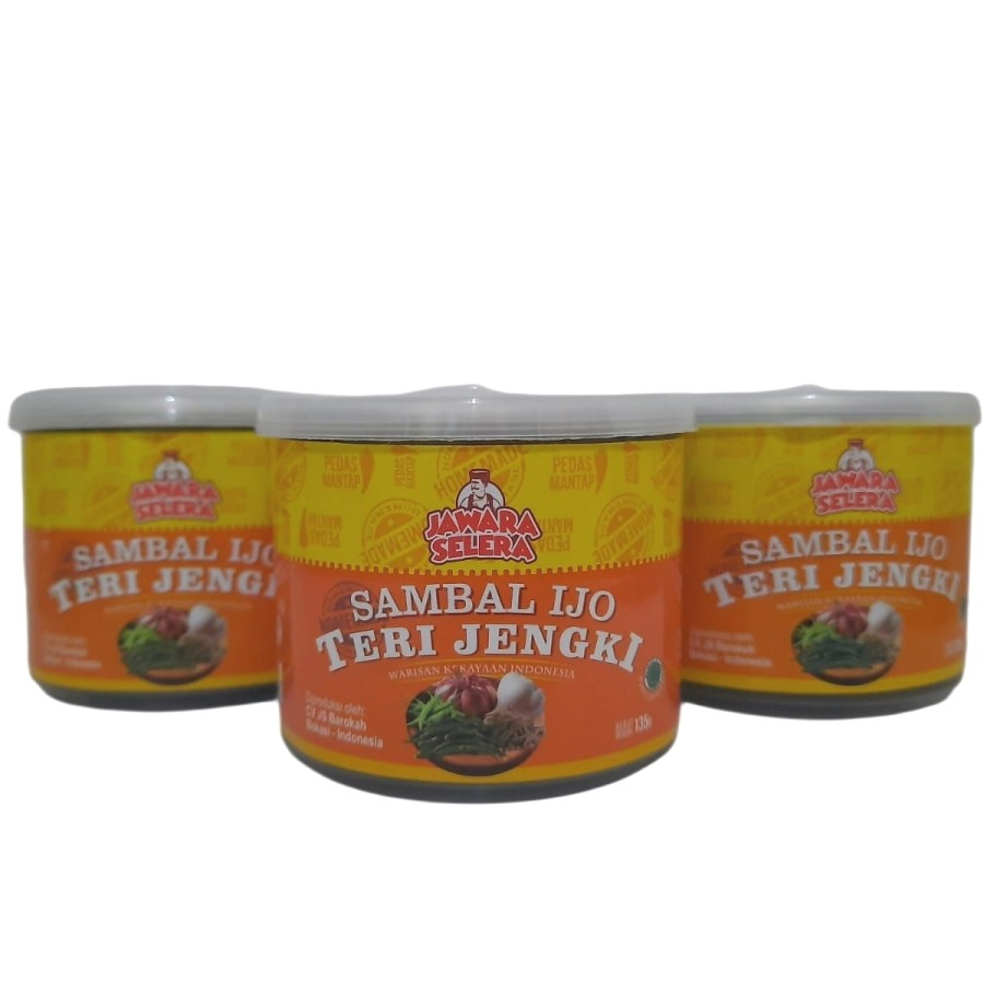 Sambal Ijo Teri Jengki JS Jawara Selera - 135Gram