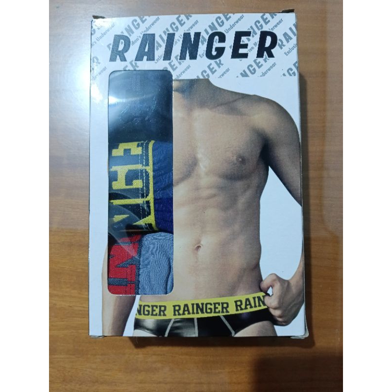 CELANA DALAM RAINGER  PRIA, CD RAINGER RANGER KATUN , TEBAL, NYAMAN, KARET LUAR ELASTIS  1 PACK ISI 3 PCS