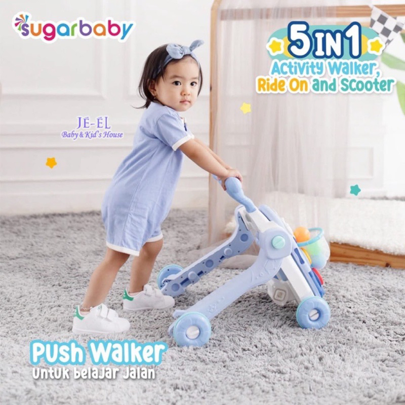 SUGARBABY 5 in 1 activity WALKER
