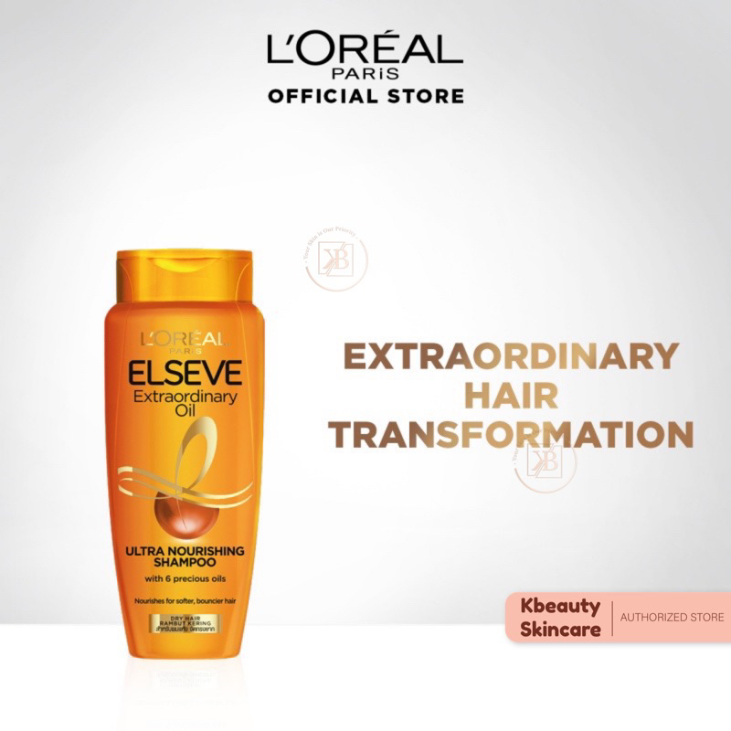Loreal Paris Elseve Extraordinary Oil Ultra Nourishing Shampoo Hair Care 170ml