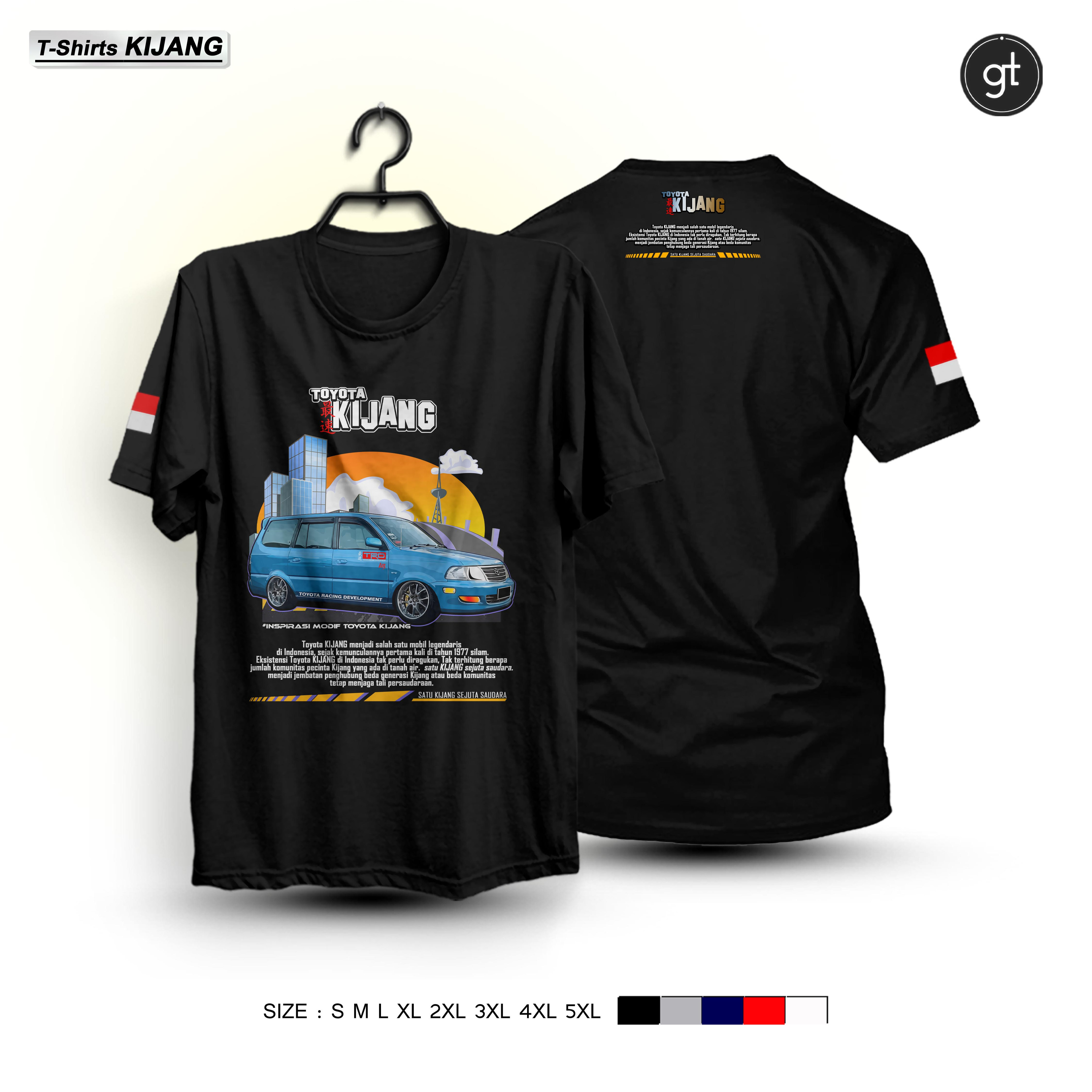 Kaos TOYOTA KIJANG KAPSUL Original Bahan Premium Tebal dan Adem Nyaman dipakai daily