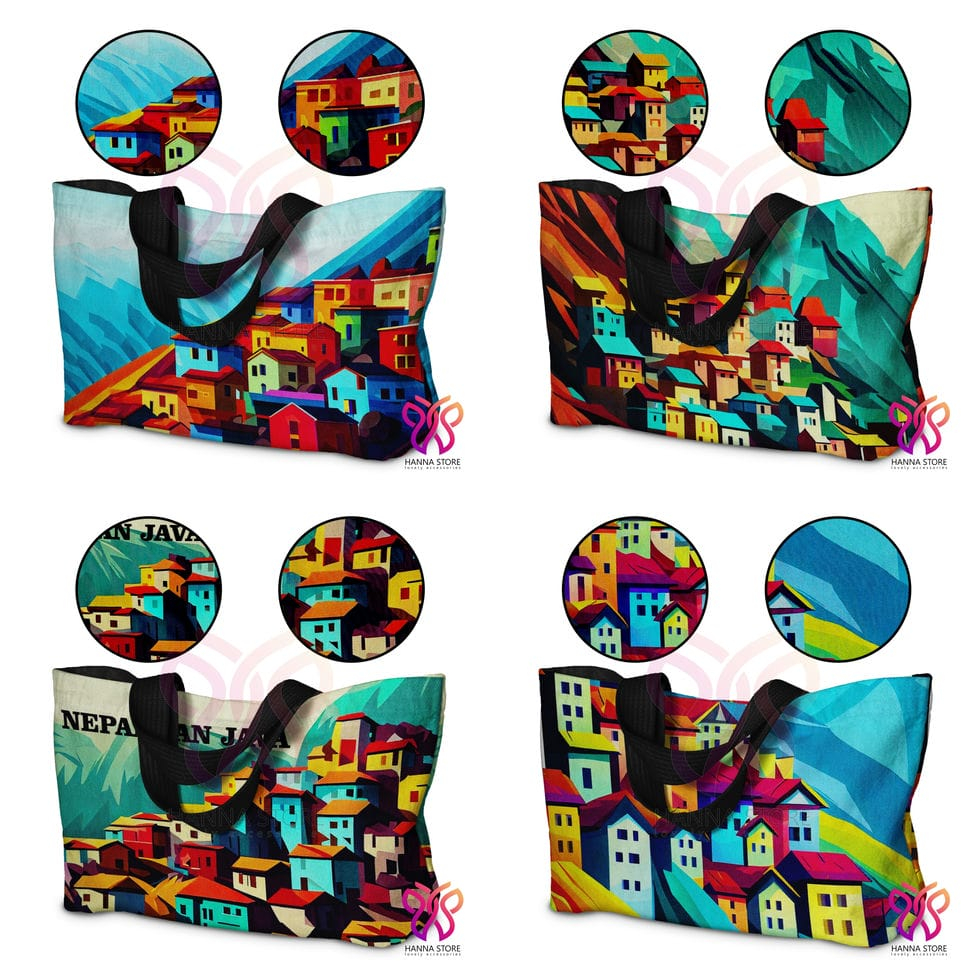 Tas Tote bag Souvenir Nepal Van Java