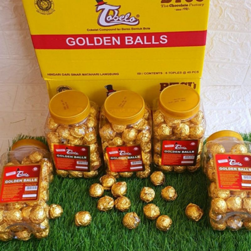 

tobelo golden balls coklat bola