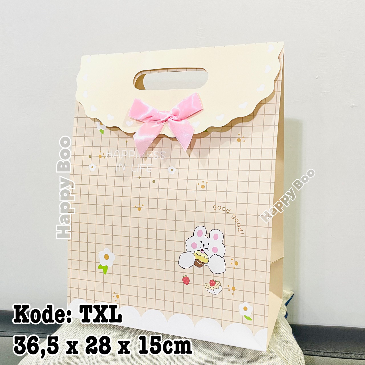 bag paper tutup jumbo xl paper bag tas kado tas kertas goodie bag extra large besar TXL bag pita