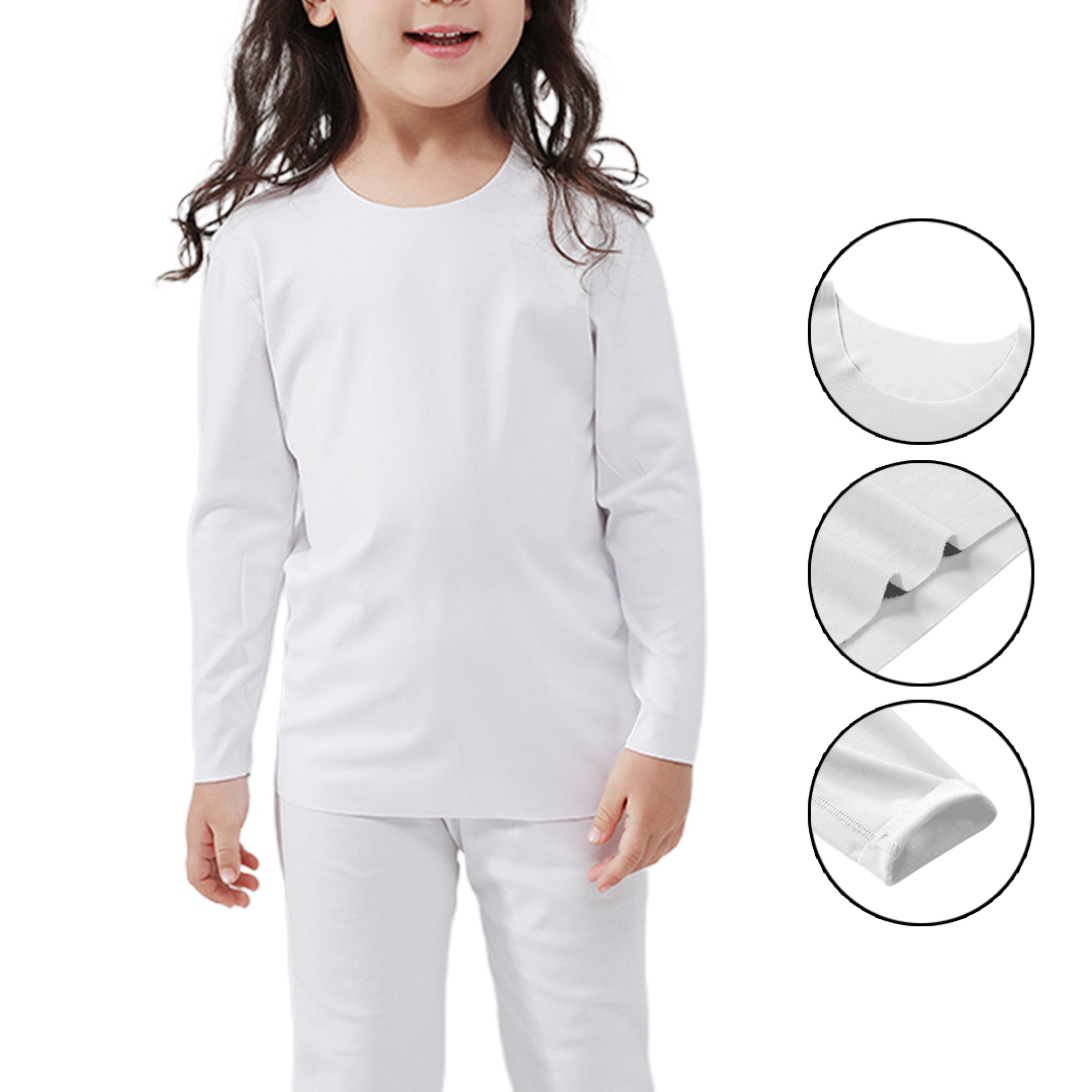 T shirt Anak Kaos Polos Lengan PANJANG ANAK Cotton spandek