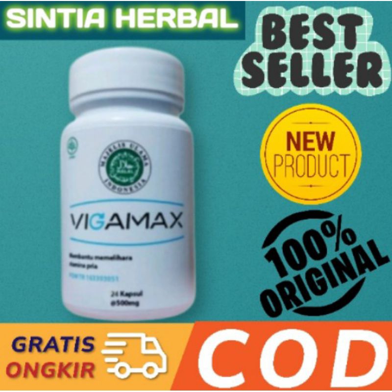 KAPSUL VIGAMAX ORIGINAL ASLI 100% OBAT PEMBESAR SUPLEMEN PRIA TAHAN LAMA