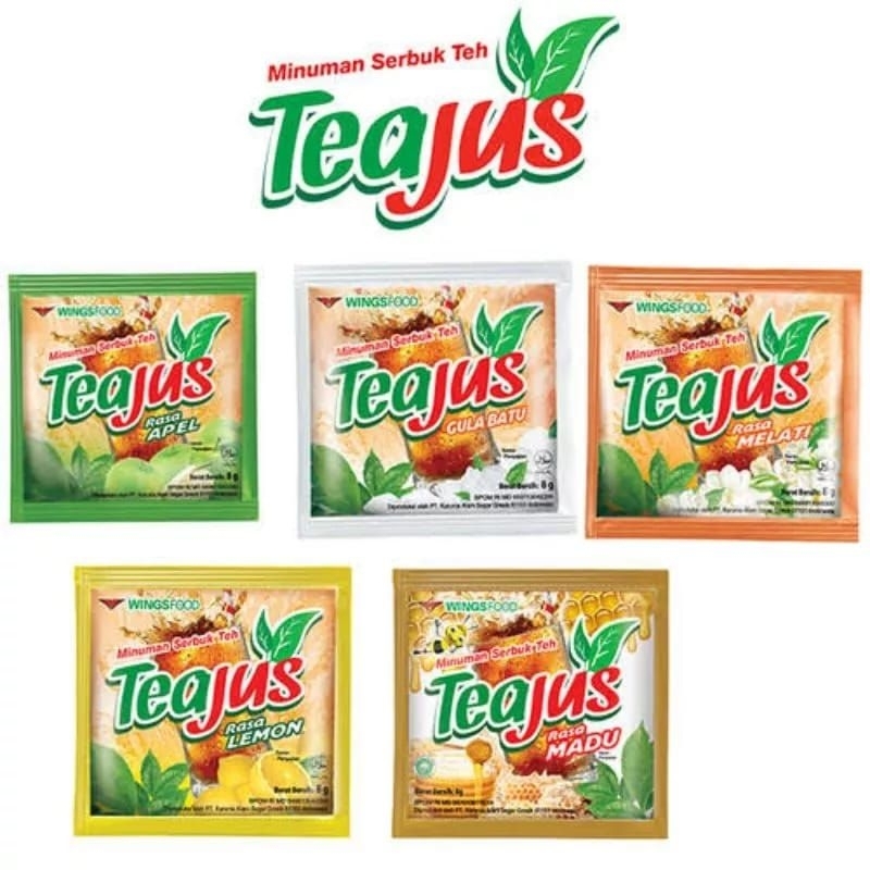 

Tea Jus 1 Renceng isi 10Sachet