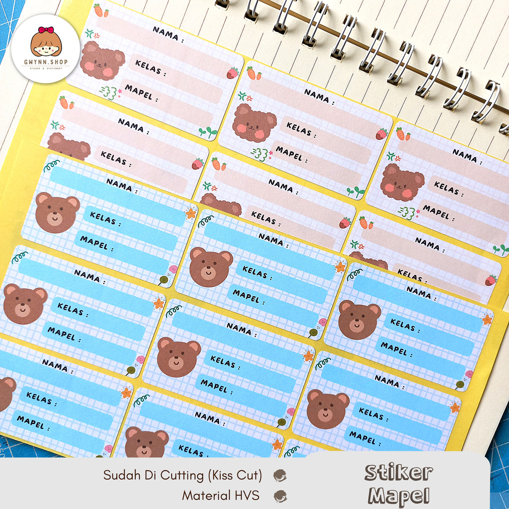 

Stiker Mapel | Label Buku Mata Pelajaran Sekolah | Series 4