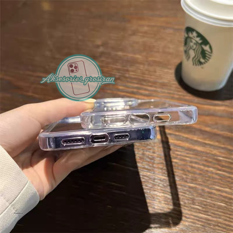 [+PACK BOX] ANTI KUNING !! ARMOUR MILITARY IP 7-16 Case Akrilik Bening IPHONE 7 7+ 8 8+ SE 2 X XS MAX XR 11 12 13 14 15 16 PRO MAX 14+ 15+ 16+ PLUS Casing Transparan Hard Clear Case Premium Acrylic