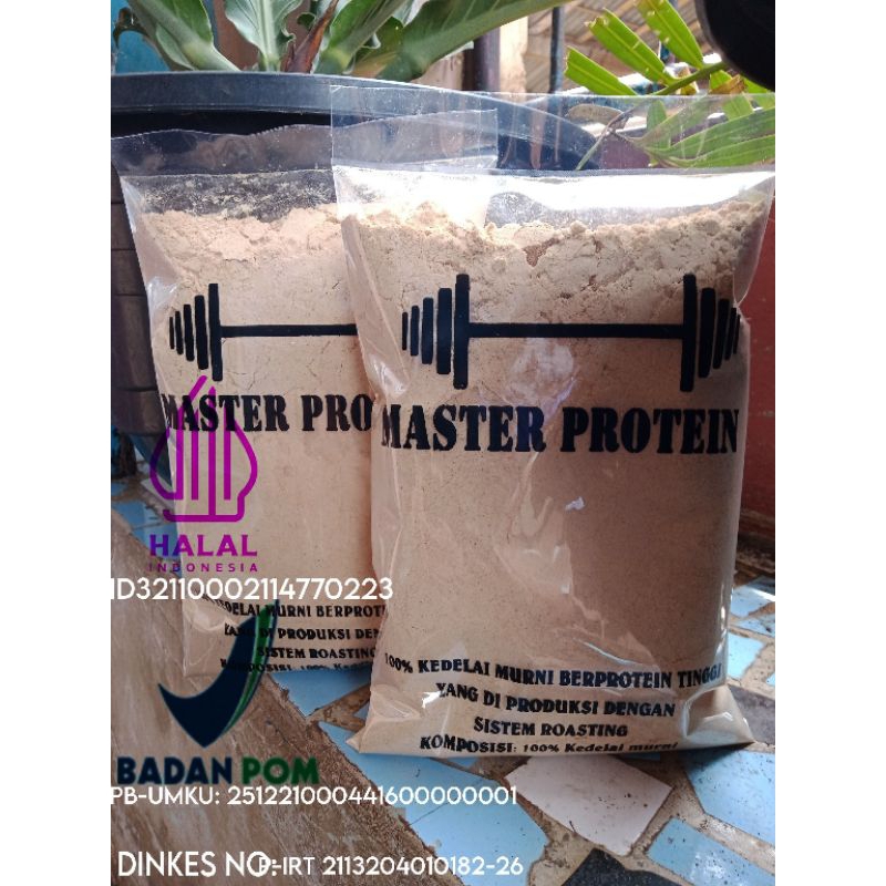 Master Protein Bubuk Kedelai 100%murni 1000gram