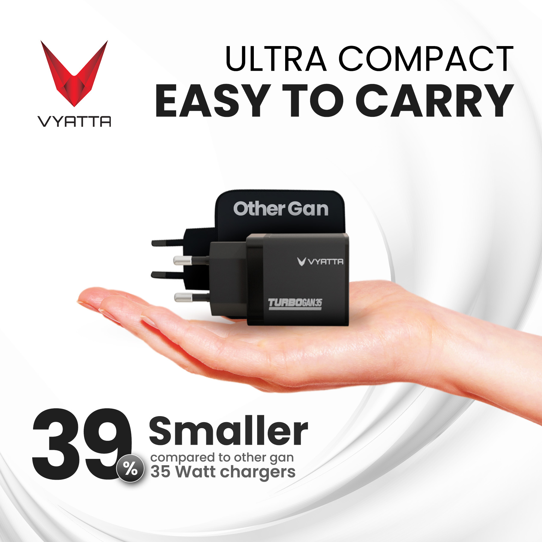 VYATTA TURBO GAN 35W FAST CHARGER PD TYPE C IPHONE 14 SAMSUNG