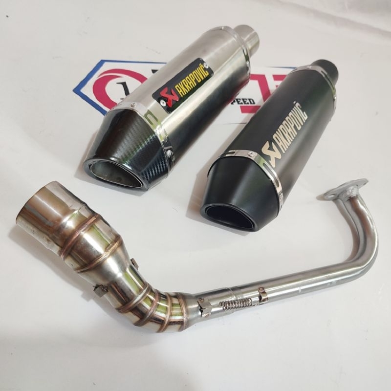 Knalpot Racing Nmax old Aerox New Lexi Mio Sporty Beat Fi Vario 125 150 Pcx 160 Scoopy Akrapovic