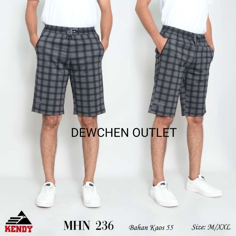 KENDY CELANA PENDEK BAHAN KAOS SCUBA PRIA / celana pendek kaos scuba kendy