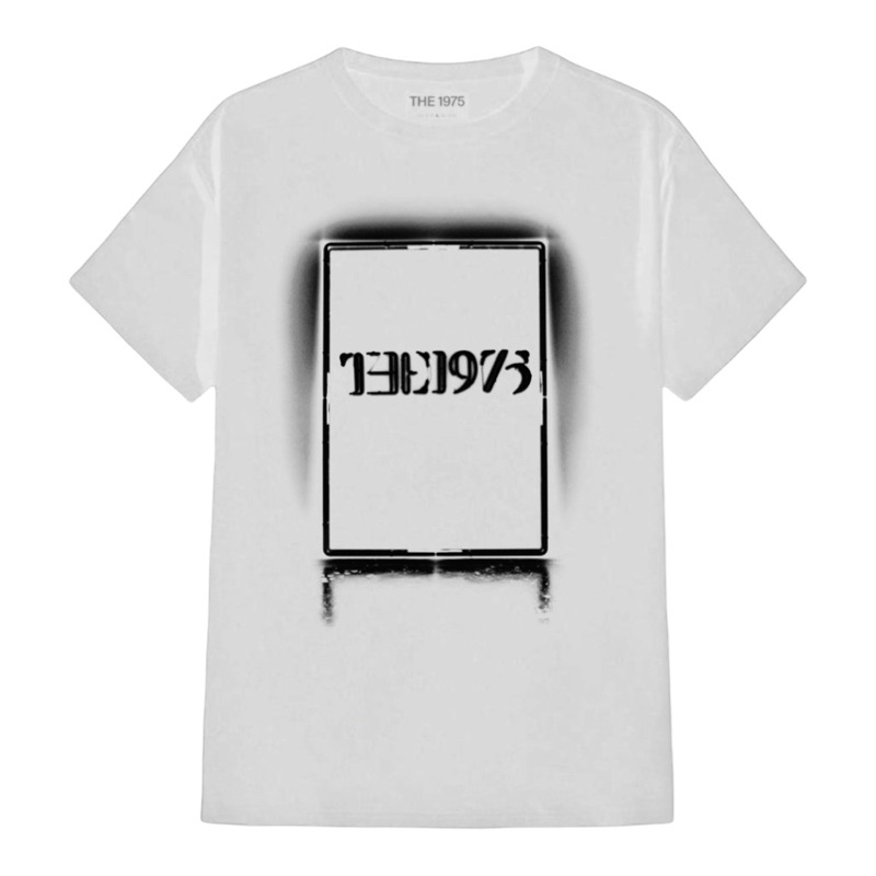 T-SHIRT / KAOS BAND OFFICIAL THE 1975 - BLACK TOUR (WHITE)
