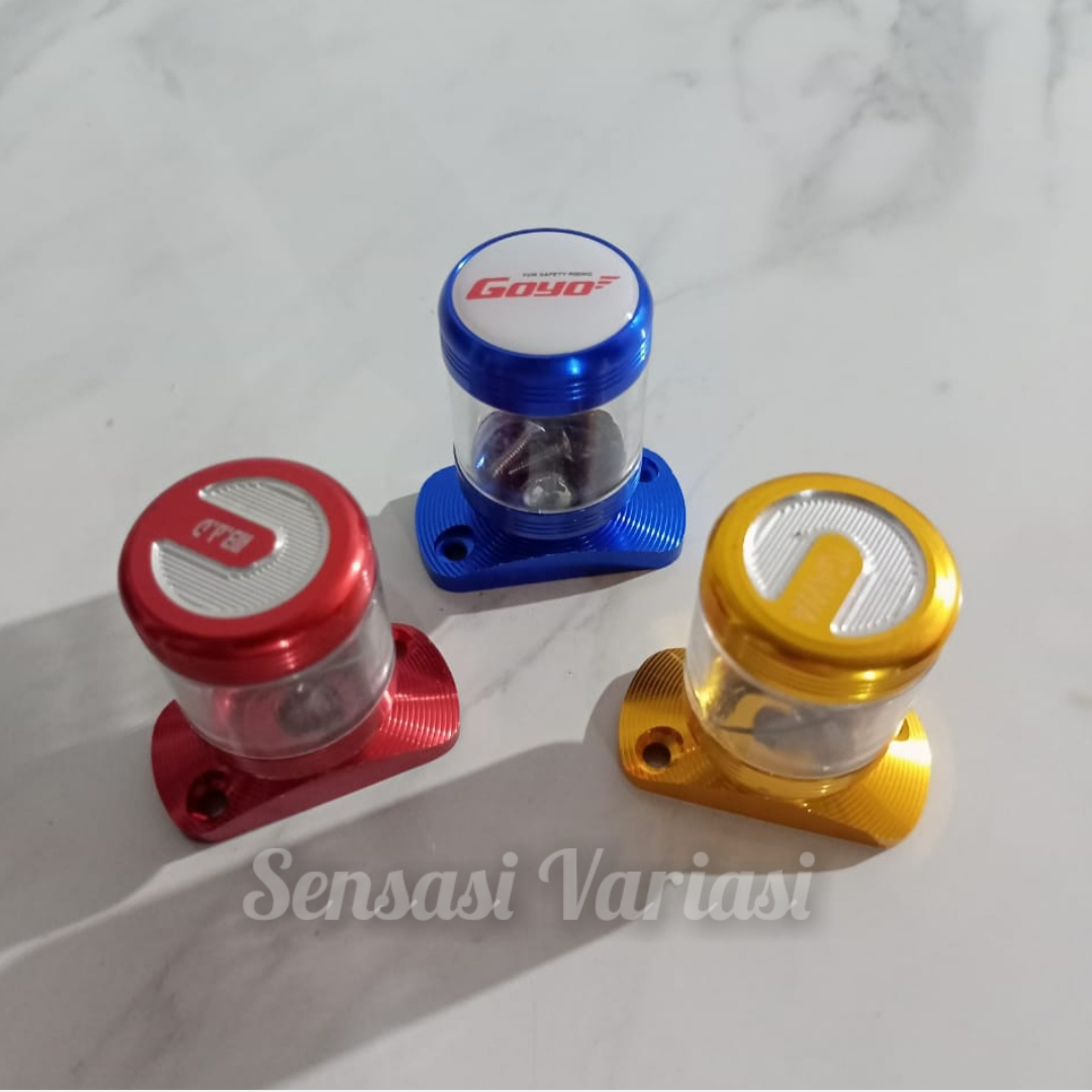 Tabung Minyak Rem / Tutup Minyak Rem / Tutup Master Rem Transparan Untuk Motor Honda