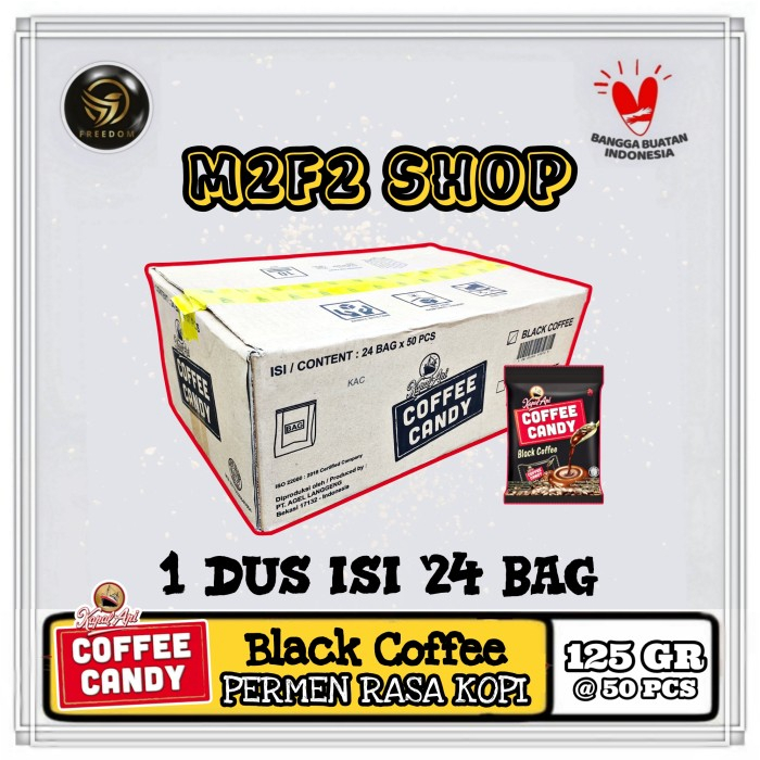 

Permen Rasa Kopi Kapal Api | Black Coffee Candy - 125 gr (Kemasan Karton)