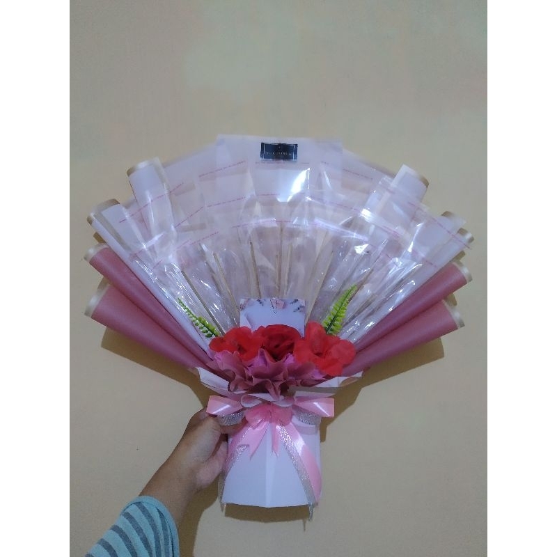 Kerangka Buket Uang 15 Lembar | Money Bouquet | Buket Ulang Tahun | Buket Anniversary | Buket Wisuda