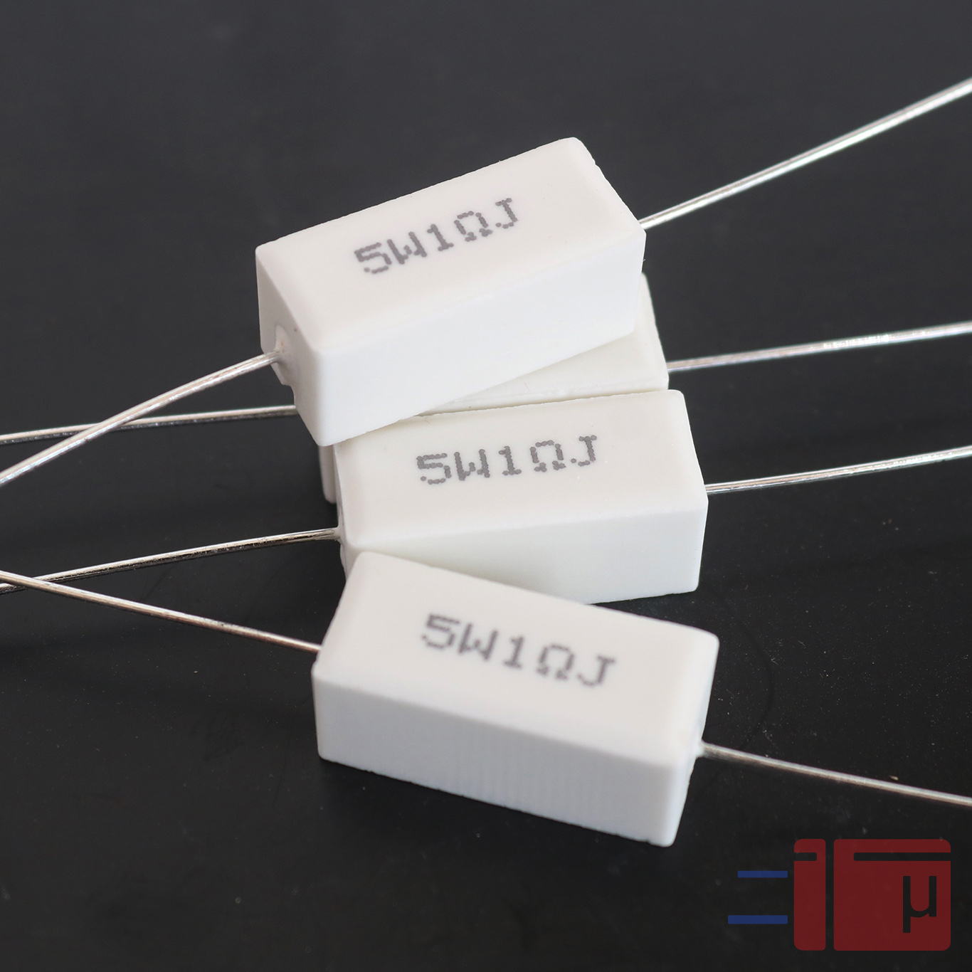 Resistor Kapur 1R 1 Ohm 5W Taiwan Kaki Tembaga