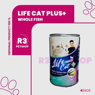 Life cat plus 400gr makanan basah kucing (grab gosend)