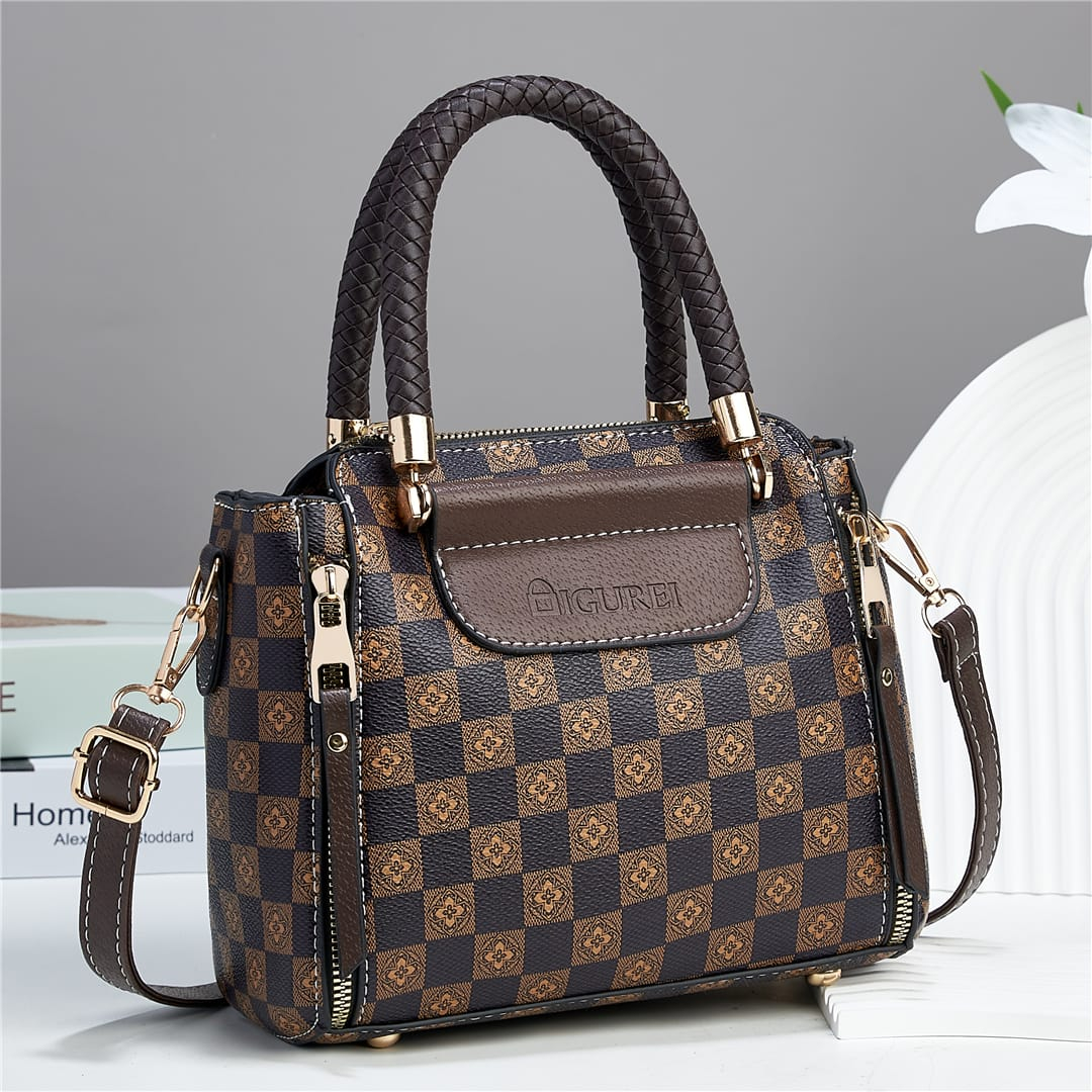 BJ57924 - KHAKI BROWN/COFFEE/COFFEE BROWN/COFFEE GOLD/BEIGE TAS SLEMPANG WANITA FASHION IMPORT MODIS ELEGAN TERMURAH TERLARIS TERBARU BAGSTORE JAKARTA TAS BATAM CR7924