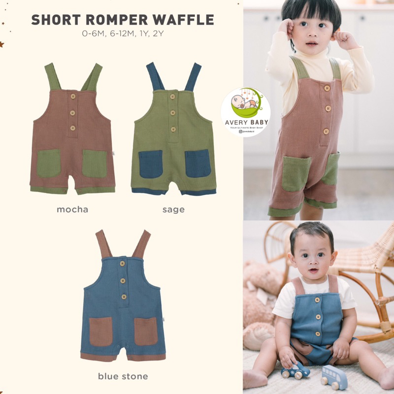 BOHOPANNA SHORT ROMPER WAFFLE / ONESIE HOODIE / SLEEPSUIT BOHOPANNA