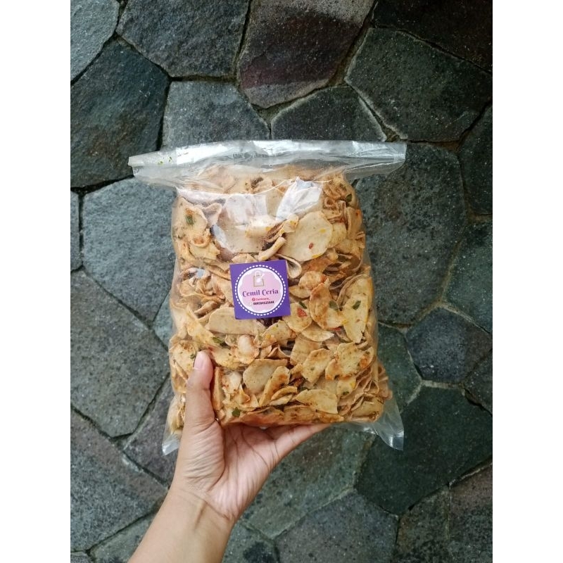 

BASRENG KERIPIK CIKRUH DAUN JERUK 500GR/1KG