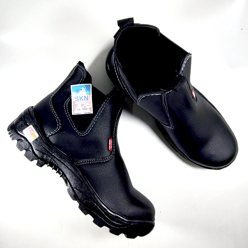 SEPATU SAFETY SLIP ON PRIA KING GREGOR KERJA PABRIK KITCHEN PDL PDH TNI POLISI SATPAM OB POM BENGKEL