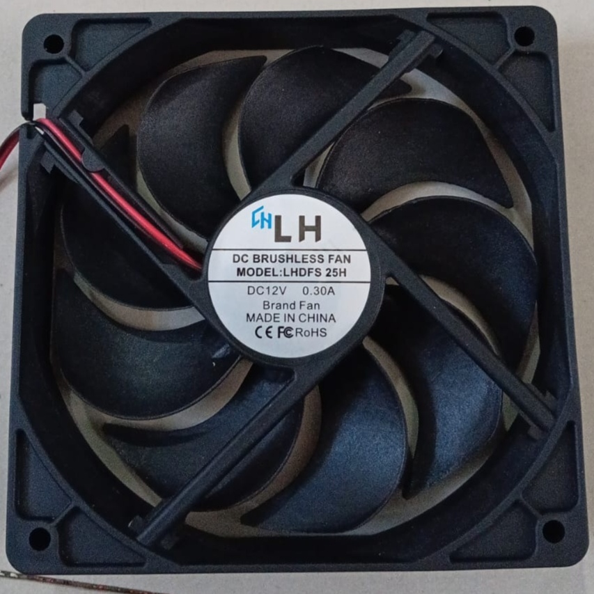 Kipas Pendingin Exhaust Cooling Fan 12x12cm 12cm 12 CM 12v DC Brushless PC Cooler
