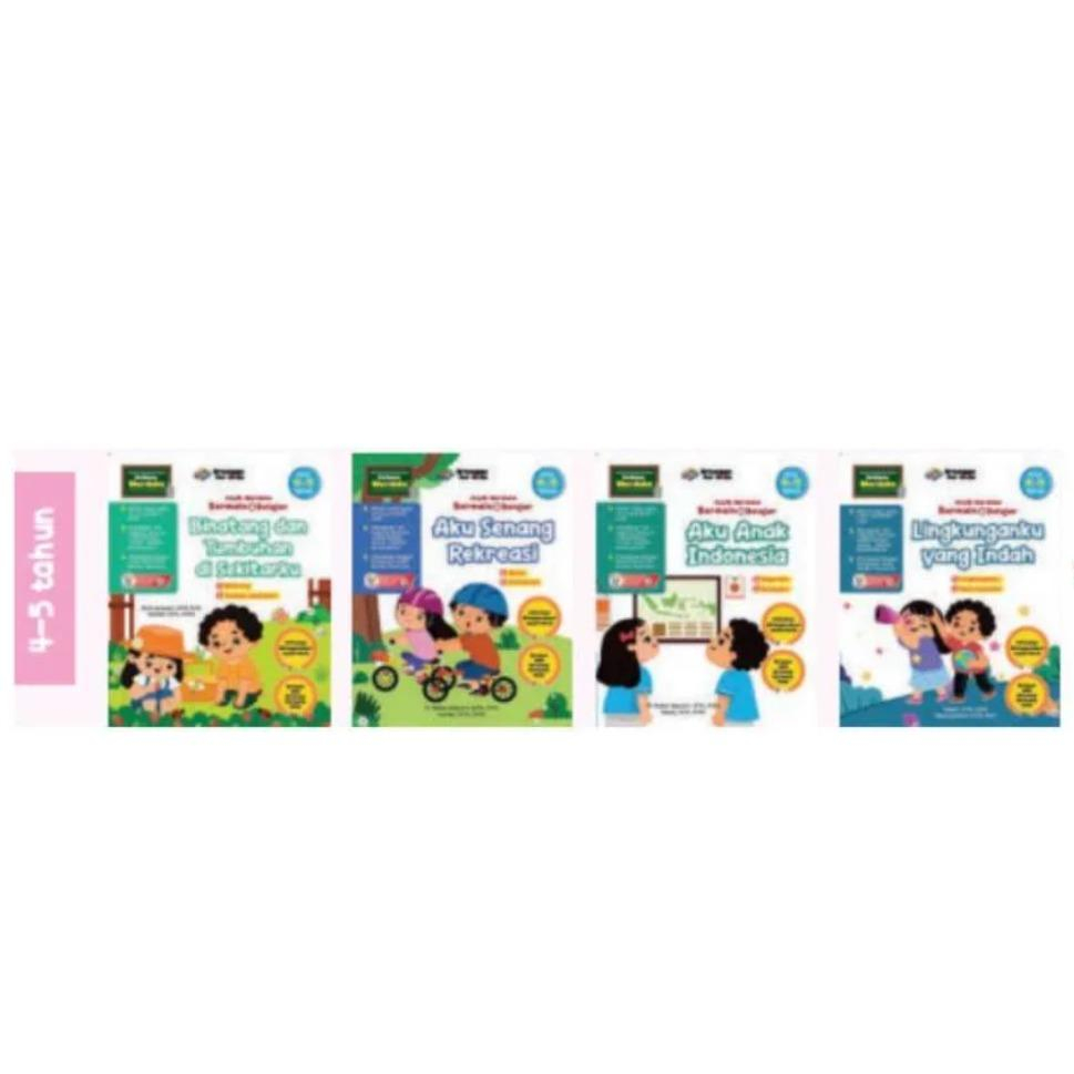 Erlangga For Kids - Paket Asyik Merdeka Bermain dan Belajar Usia 4-5Th