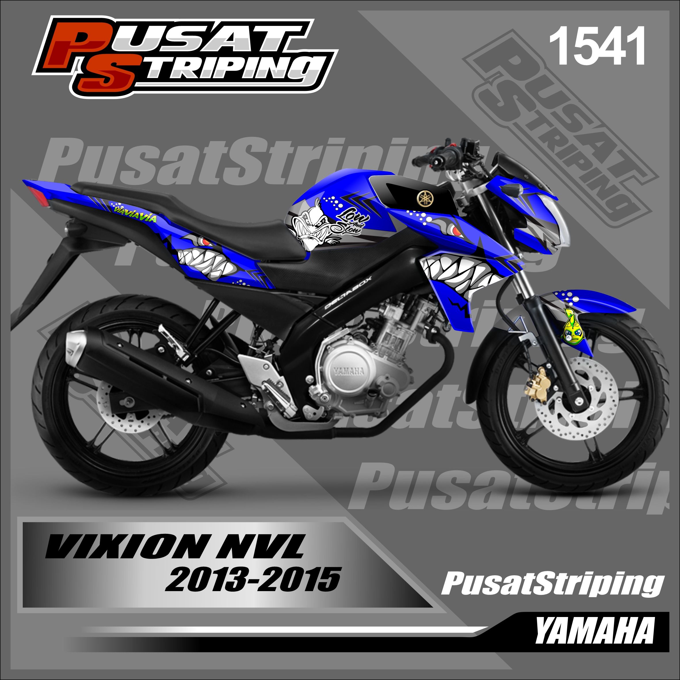 COD STIKER Anti Luntur Decal Vixion NVL 2013-2015 Full Body Stiker Motor Vixion NVL Full Body Keren 