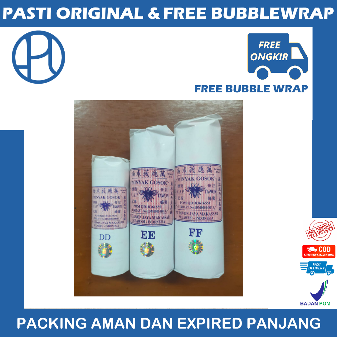 MINYAK GOSOK CAP TAWON DD 30ML ASLI MAKASSAR