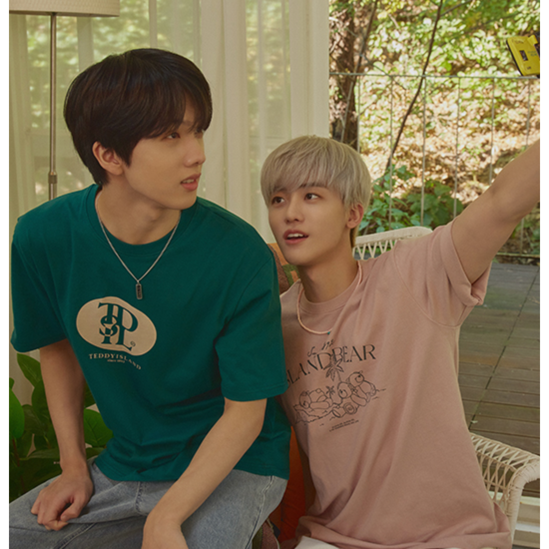 NCT DREAM x Teddy Island - Island Bear Short Sleeve Indy Pink (JAEMIN)