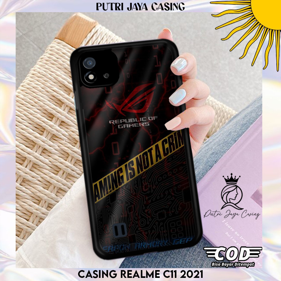 Case Hp Realme C11 2021 casing Realme C11 2021 Motif [ 02ROG ] Casing Terbaru Case Karakter Lucu Cas