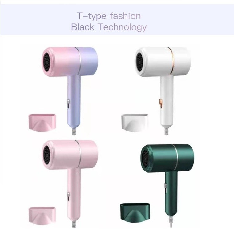 Hair Dryer Pengering Rambut Blow Easy Styling Lipat Portable Blower