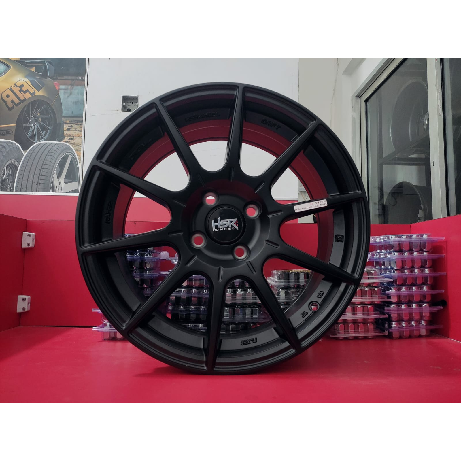 Velg HSR Ring 16 untuk Raize, Rocky, Avega, Lancer, Mirage, March, City, dll HSR RAI S2