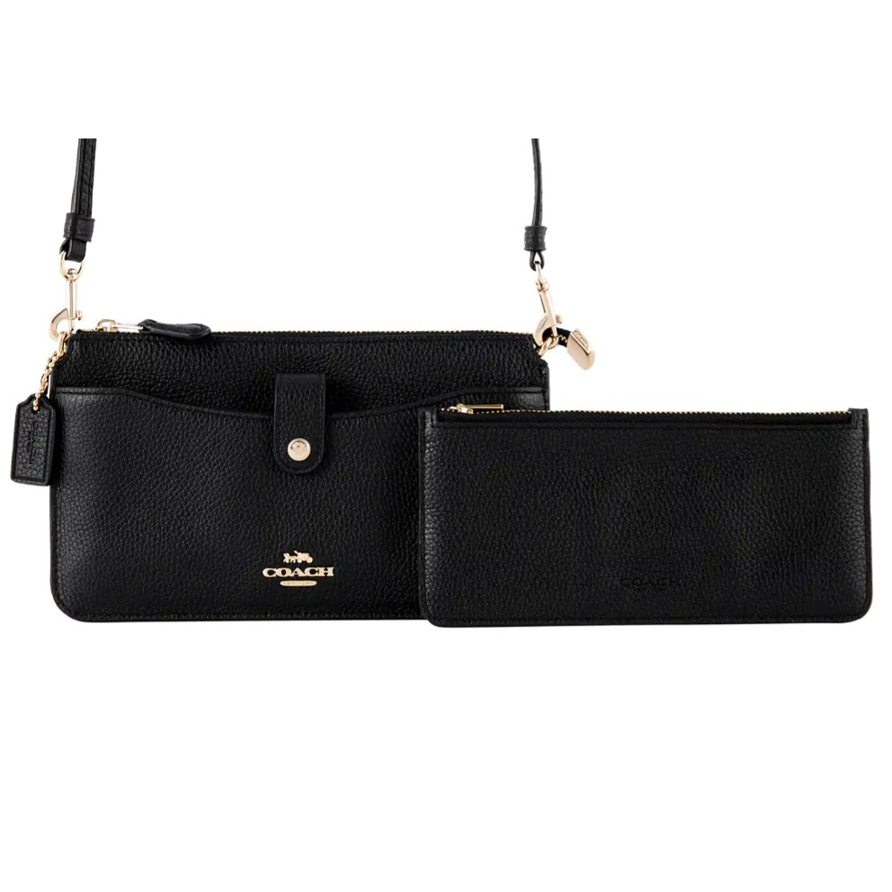 Coach Noa Pop-Up Messenger In Pebble Black (Coach 32320)