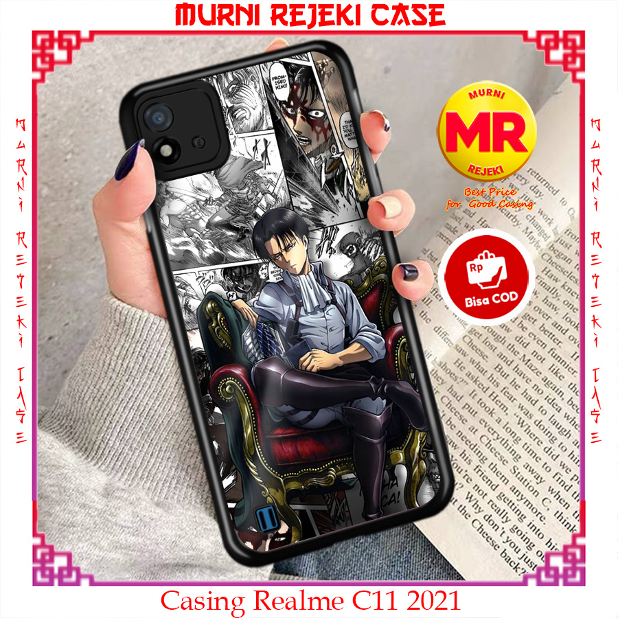 Murni case realme c11 2021 casing realme c11 2021 fashion motif [LEVI003] case hardcase soft case pr