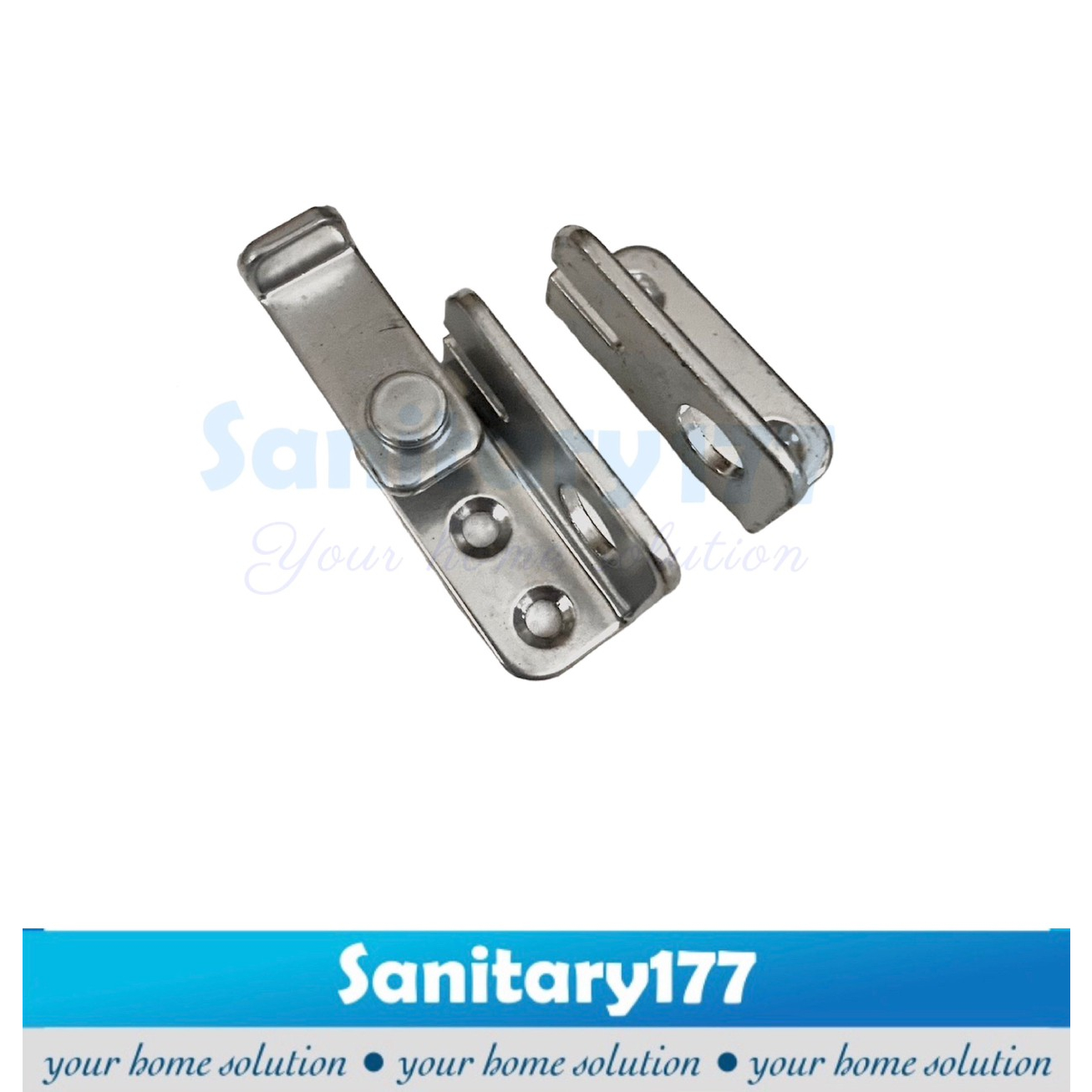 Grendel Pintu Sliding Geser mini stainless Soligen-Slot kunci Pintu dorong mini murah mumer overpal selot overval stenlis