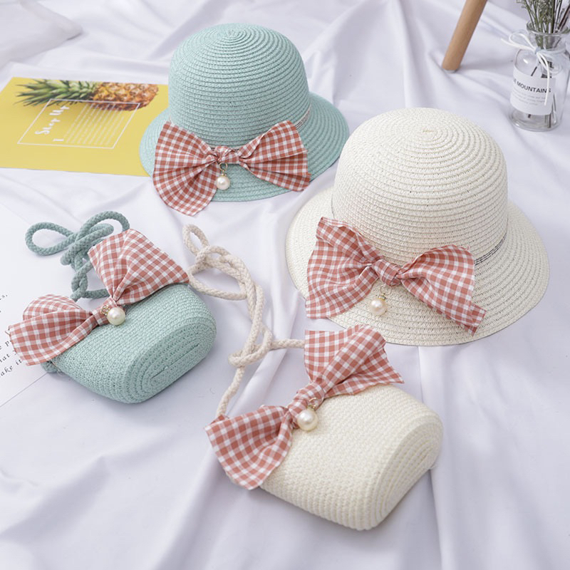 Satu Set Topi Dan Tas Premium Anak Import Fashion Anak