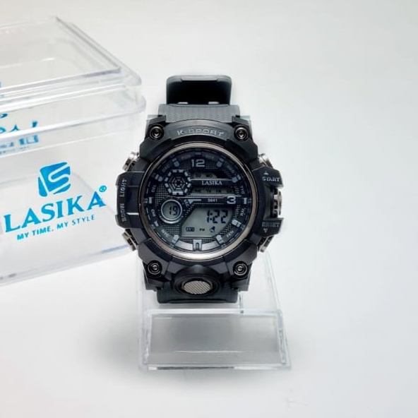 Jam Tangan Digital Pria Sporty K-Sport Water Resistant Free Box LASIKA Type 641