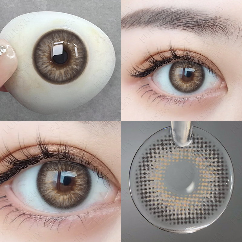 【COD&amp;Spot】Softlens OMG BROWN Soft Softlen Colored Contact lens Yearly use Soften lens