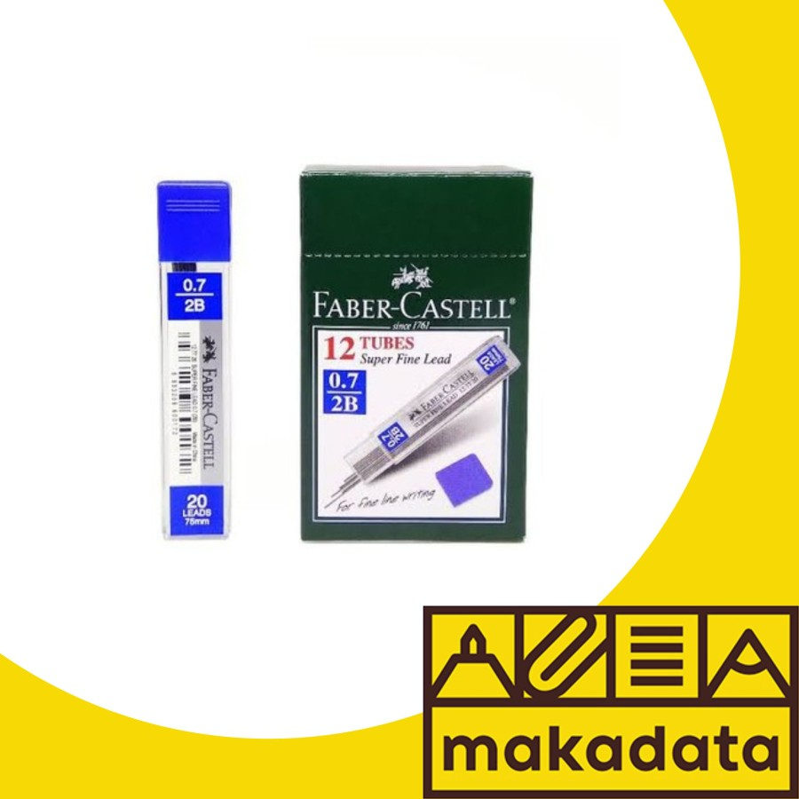 

ISI PENSIL MEKANIK FABER CASTELL 2B / REFILL PENSIL MEKANIK 2B 0.7mm