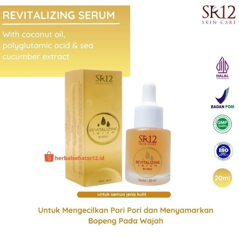 Revitalizing Serum SR12 - Serum Bopeng - Serum Pengecil PoriPori Wajah Ampuh - Serum Pengecil Pori