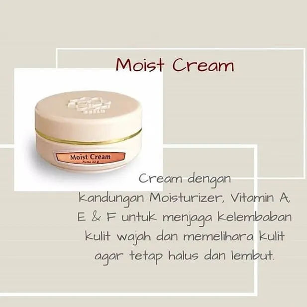 Viva Moist Cream Moisturizer Pelembab Wajah - 22gr