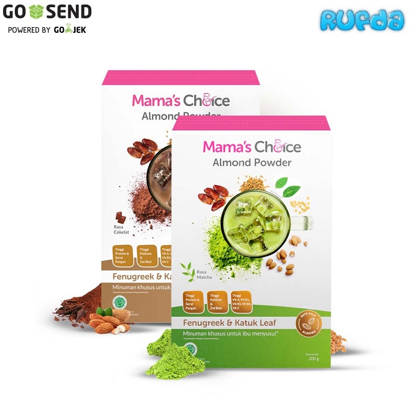 Mama's Choice Almond Powder Booster ASI dengan DHA Minuman Suplemen Ibu Menyusui